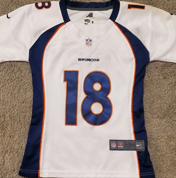 Nike Peyton Manning #18 Denver Broncos  Women's Game Jersey - White Size Small - Picture 6 of 12